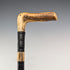 Antique British Gentleman's Antler L-Handle Walking Stick 86cm